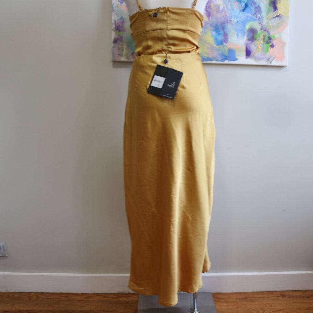 The Fifth Label | Fifth Label Midi Skirt in Gold